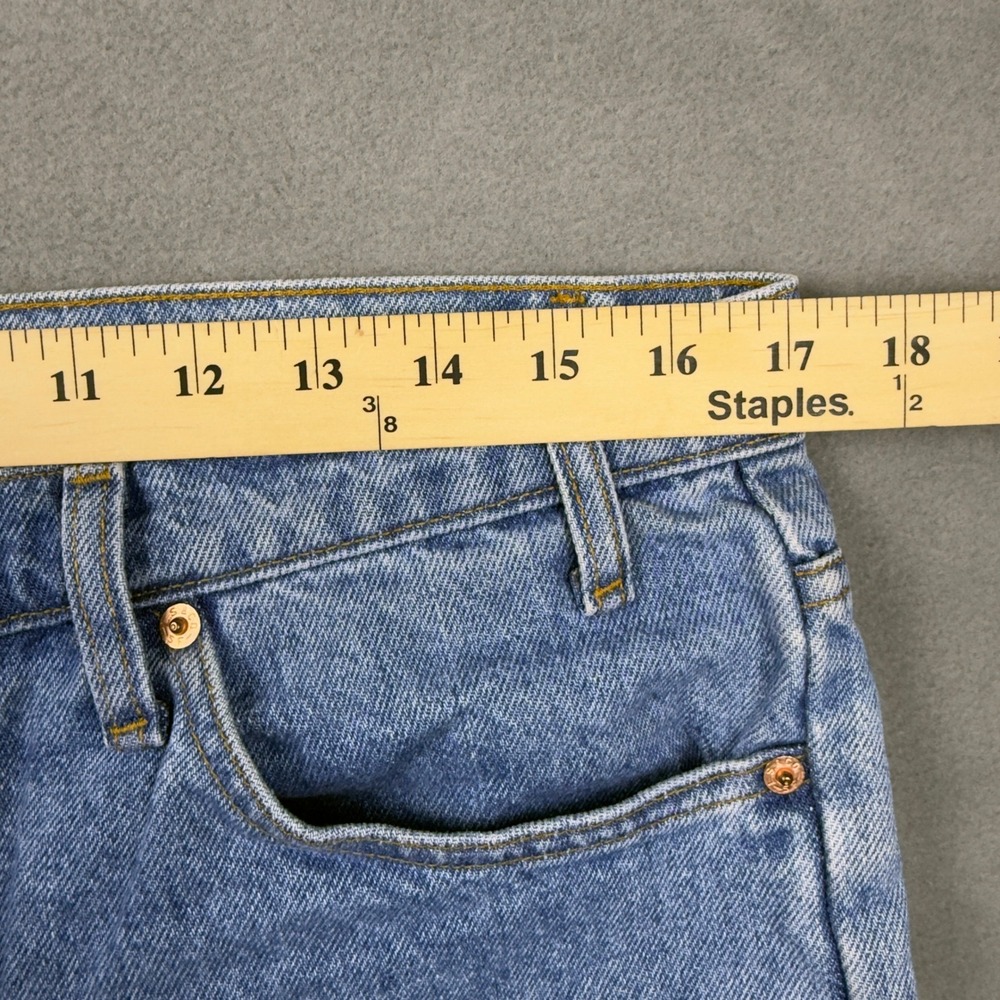 Vintage Levis 509 Orange Tab Mens 34x34 Light Wash Straight Leg Made in USA - Picture 8 of 11